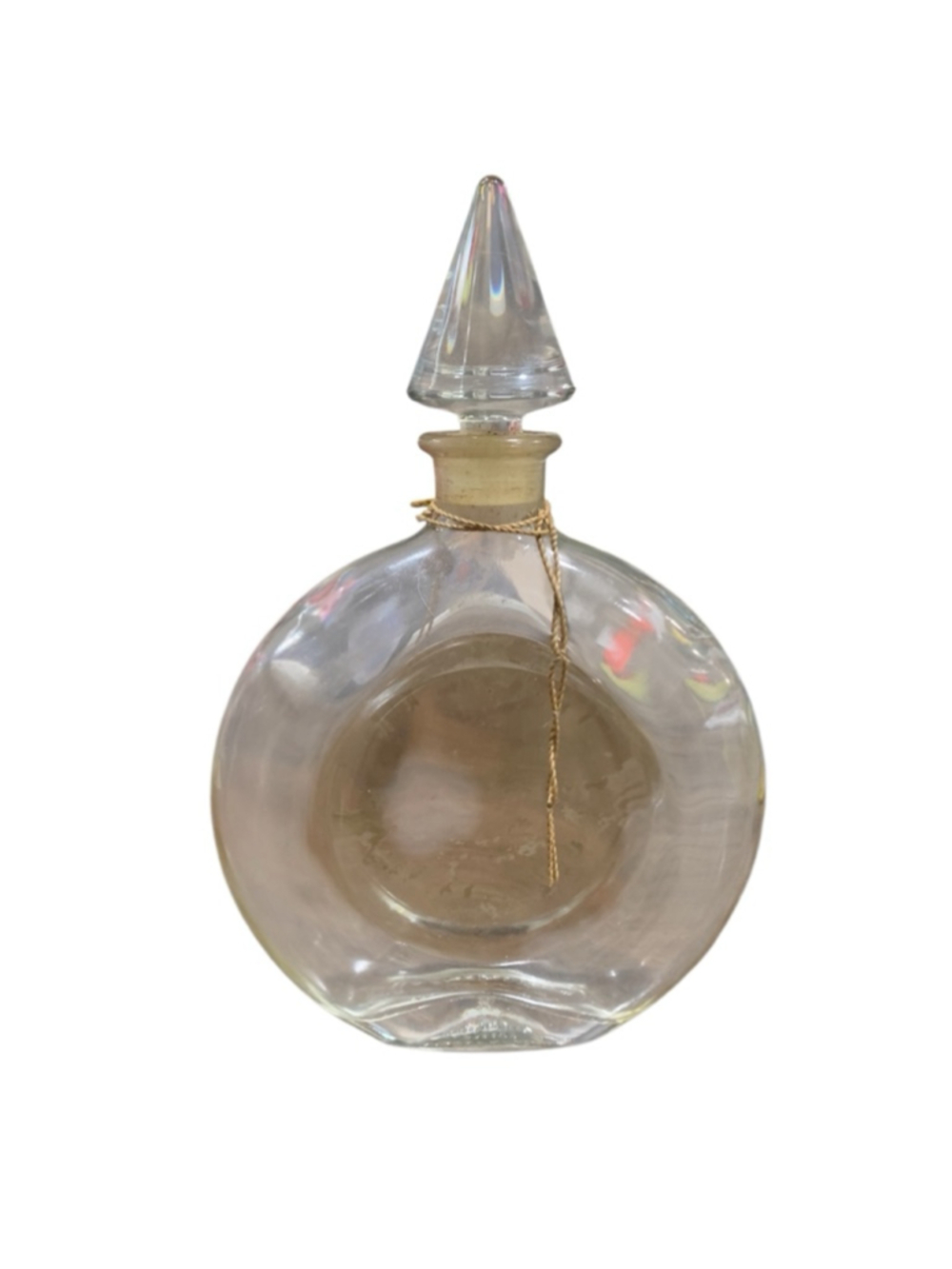 Antique Guerlain Clear Gold Perfume Bottle One Size